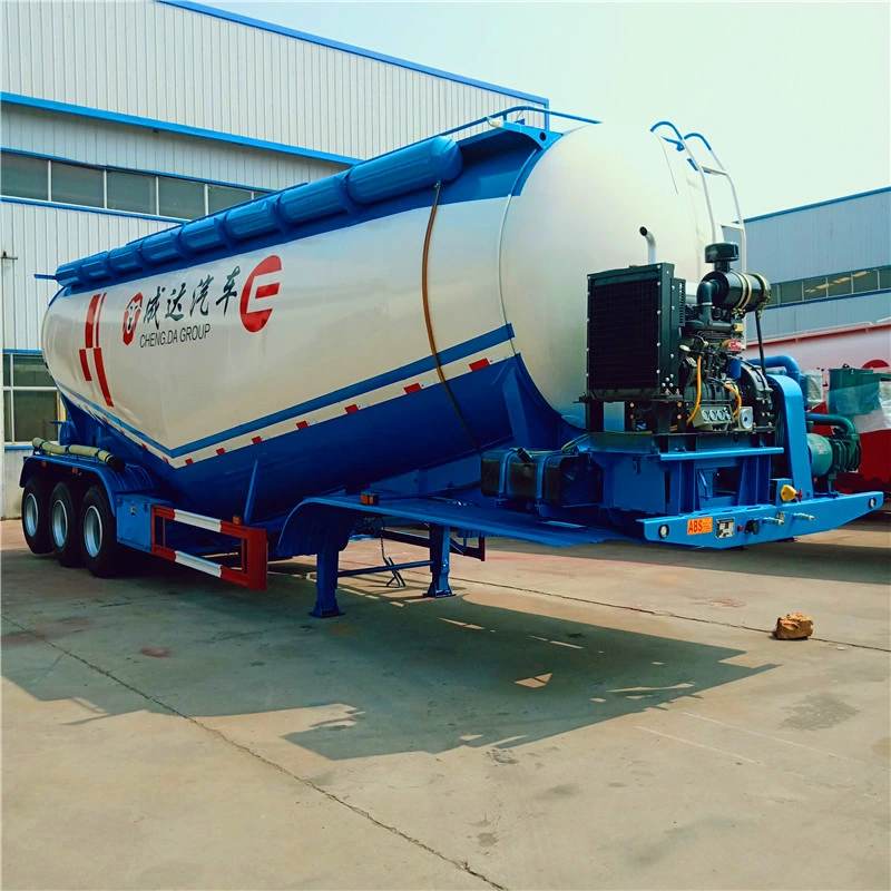 with High Quality Tri-Axle Bulk Cement Powder Tanker Semi Trailer for Sale