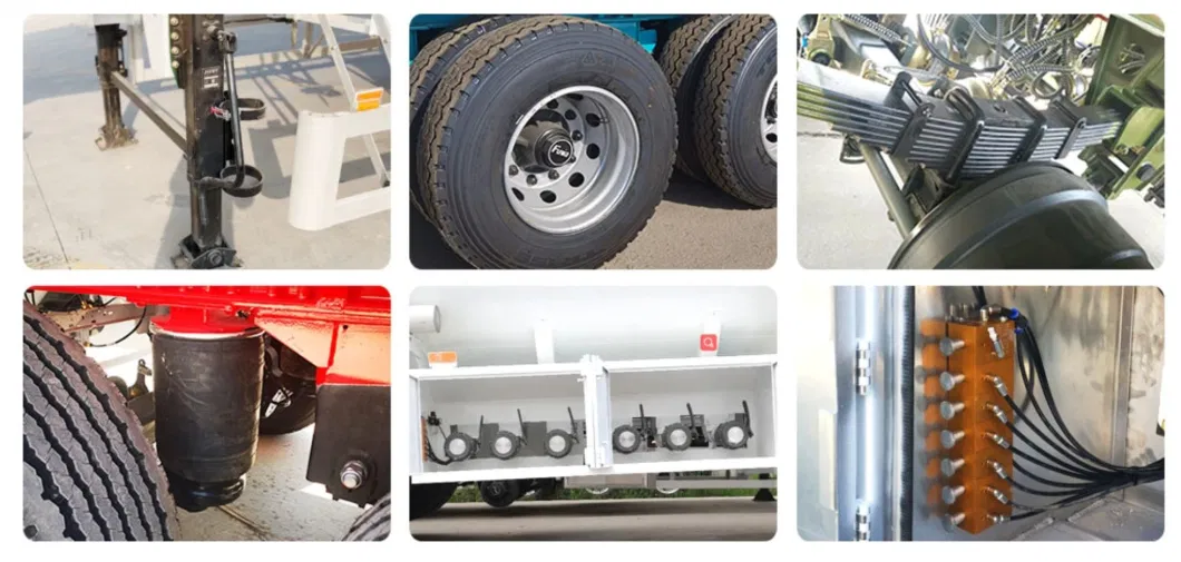 Spot Discount -Tri Axles Carbon Stainless Aluminum Alloy Steel Crude Oil Petroluem Diesel Liquid Acid Bitumen Asphalt Transport Tank Tanker Semi Truck Trailer