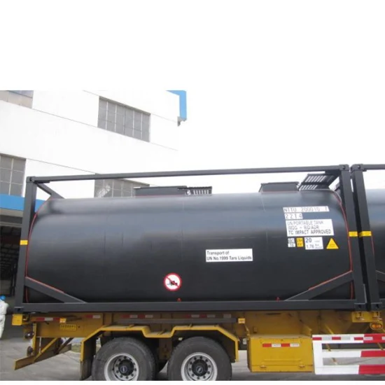 Container cisterna per asfalto/bitume da 20 piedi con certificato Lr/Certificato della società di classificazione