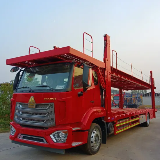 2 3 assi Heavy Duty Double Deck Trasporto SUV Skeleton Frames Flatbed Self Dump Autoribaltabile Veicolo Trasportatore Camion Semirimorchio Prezzo in vendita